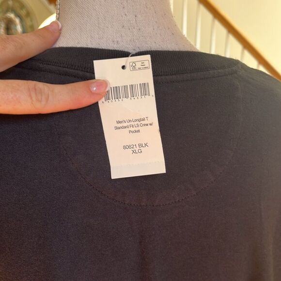 NWT Duluth Trading Co Black Long Sleeve Tee - Picture 3 of 8